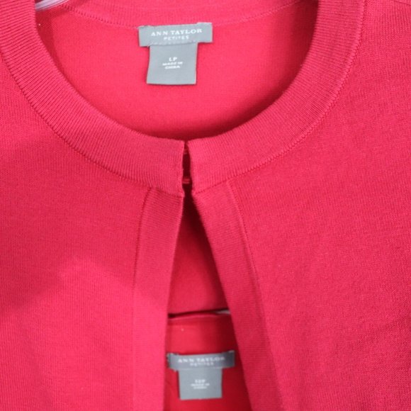 Ann Taylor Dress Spaghetti Strap with Matching Shrug Sweater Size 12P - Picture 10 of 14